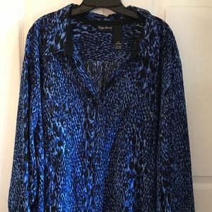(2) Maggie Barnes Ladies Blouse Size 5x